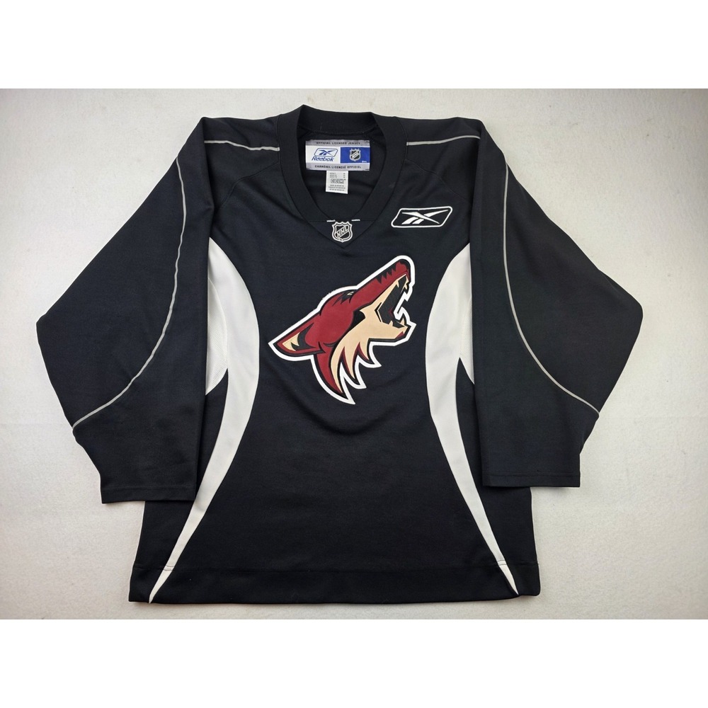 Reebok NHL Arizona Coyotes‎ Jersey Phoenix Hockey CCM Mens Medium Black Sewn